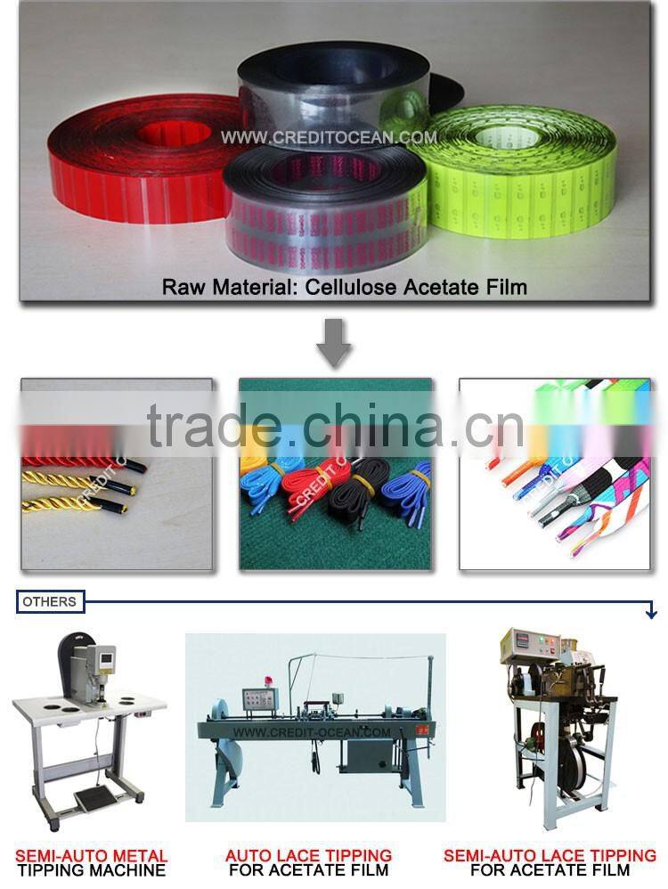 high speed automatic tipping machine for shoelace