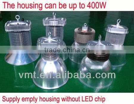 cool fans finned aluminum 100w led high bay light housing(empty housing)