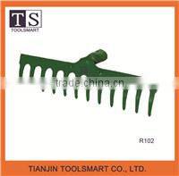 Garden rake Steel Forged Landscape Root Rake Heads leaf rake