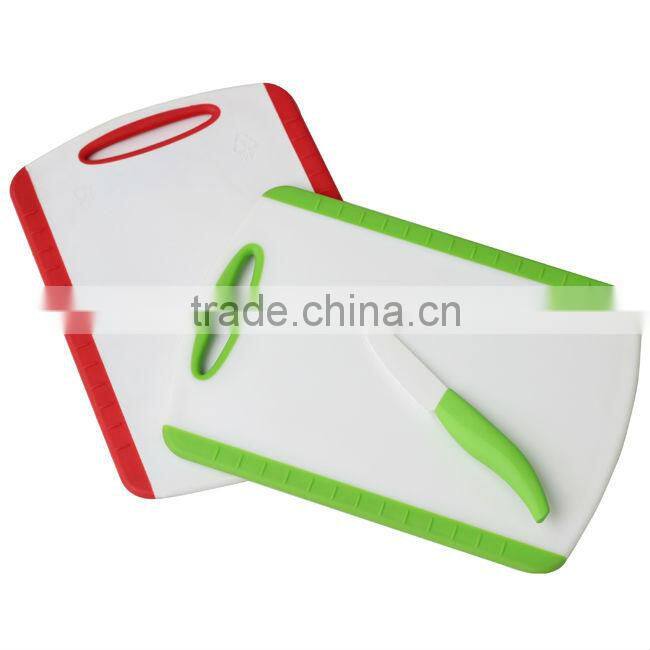 High-density PP Plastic Kitchen Chopping Board with Scale Line