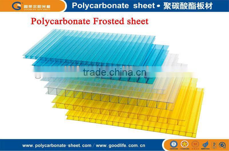Triple-wall Frosted PC sheet