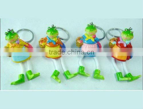 Frog shaped key chains for promotion gifts