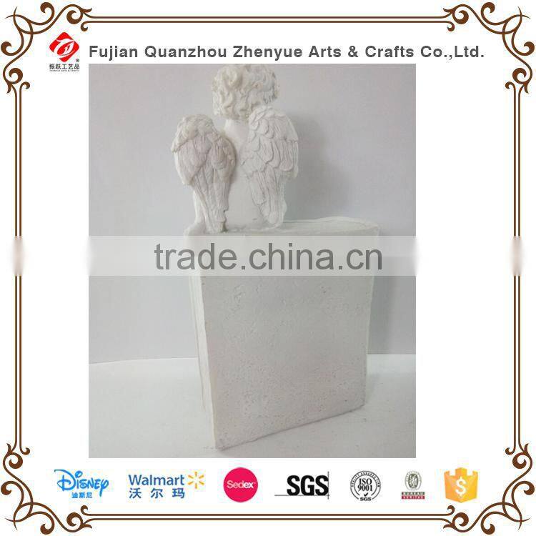 2015 custom resin life size angel statue