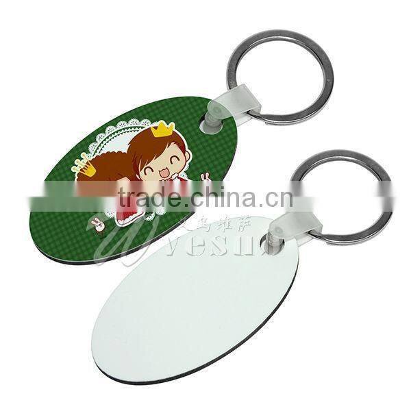 2017 New Products Sublimation Blank KeyRing