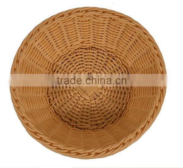 2016 wholesale poly rattan bread basket for sale