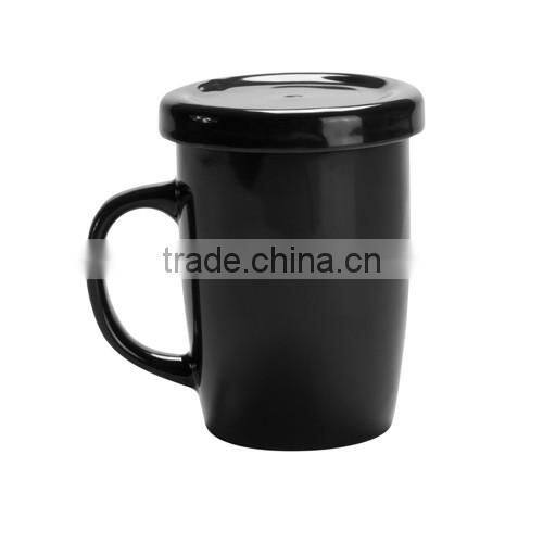 ceramic tea cup with tap,360ml