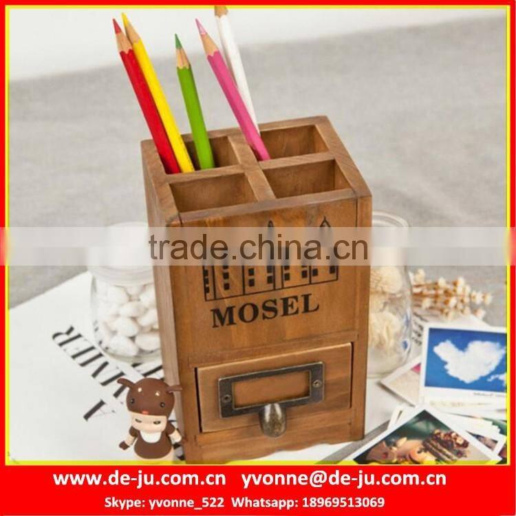 Love Printing Square Wooden Mini Box