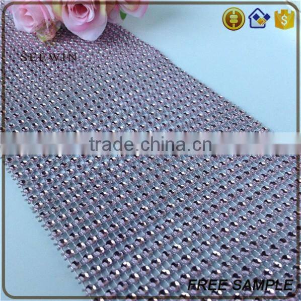 christmas diamond mesh fabric table runner