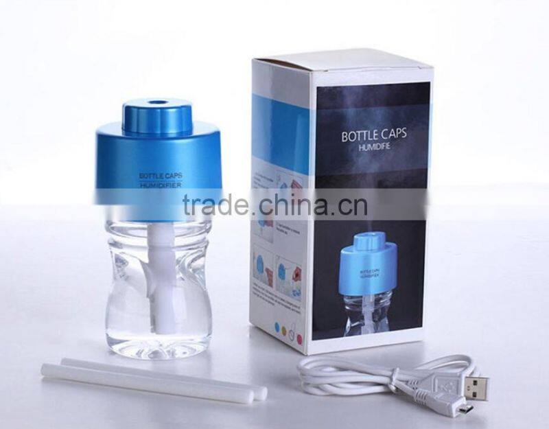 Car&Computer Dual Function Bottle Shaped With Light USB Humidifier