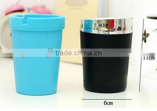 Supply Classic electroplating vehicle double ashtray