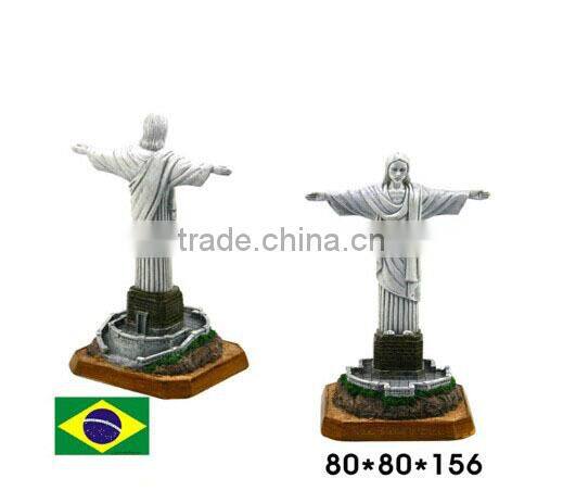 Brazil Cristo Redentor famous building miniature resin souvenirs
