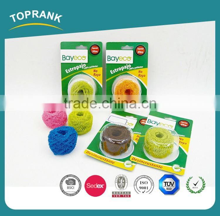 Toprank Eco-friendly Kitchen Daily Necessicity Dish Washing Sponge Scouring Scrubber Cleaning Ball