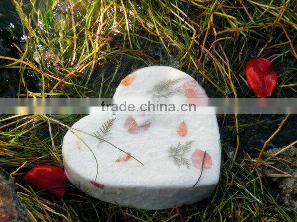 Biodegradable Heart Paper & Cardboard Cremation Casket Urn For Pets