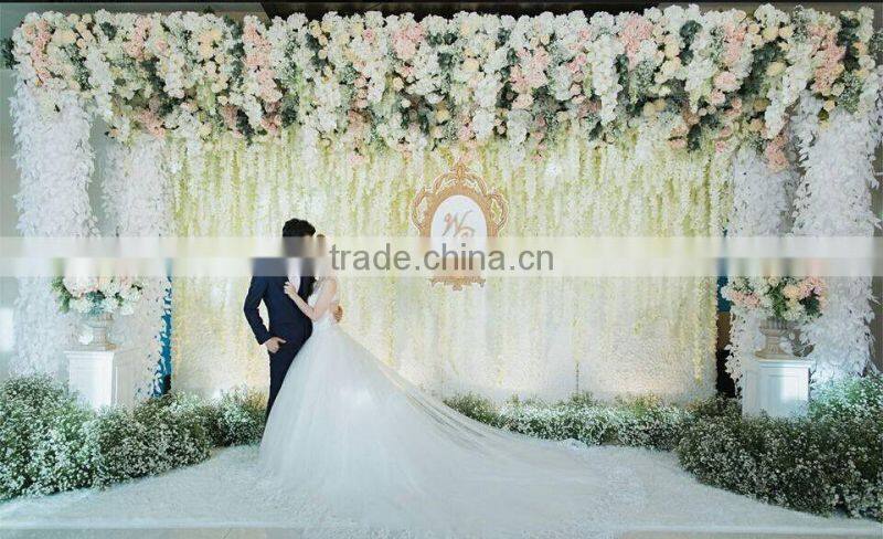 artificial flower wholesale,wedding stage artificial wisteria flower for sale