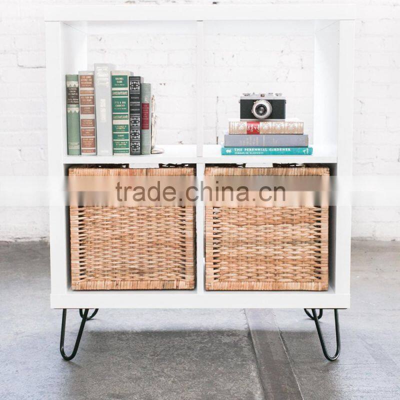 Home Furniture Hardware black powder coated Cabinet metal hairpin leg