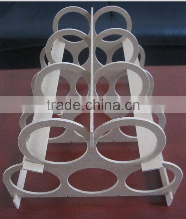 Wooden wine rack for home or bar