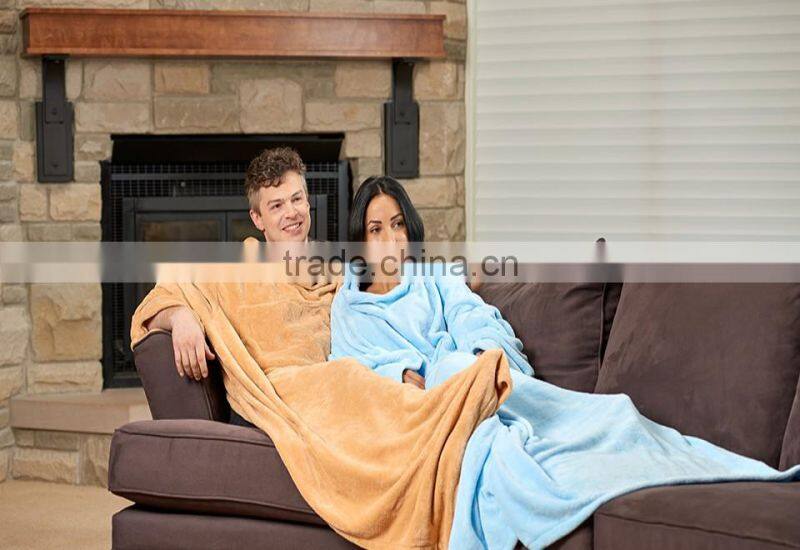 new style Portable non-woven electric heated blanket with sleeves