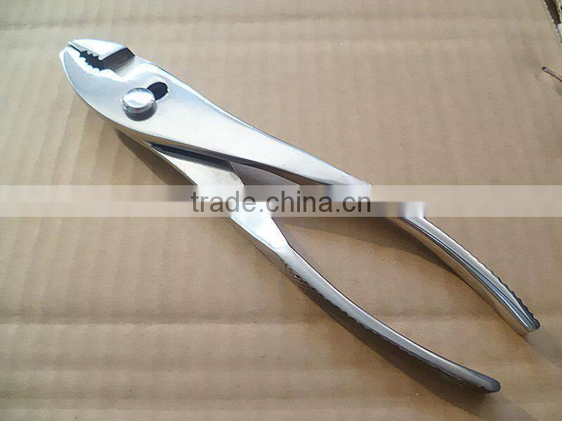 8" Adjustable Combination Pliers Stainless Steel Hand Tools