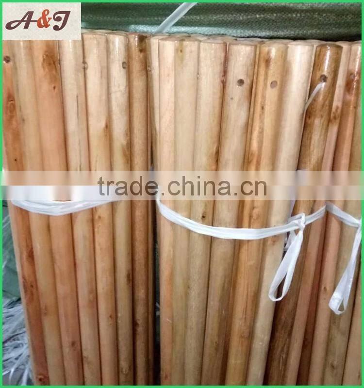 painted eucalyptus wooden handle with hole