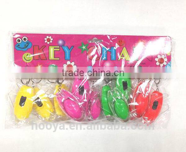 12pcs Plane Shape LED Light Key Chains