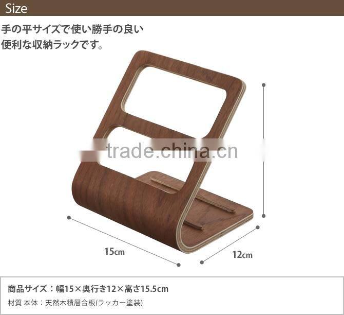 Office modern desktop organization, desk letter rack, wooden storage rack