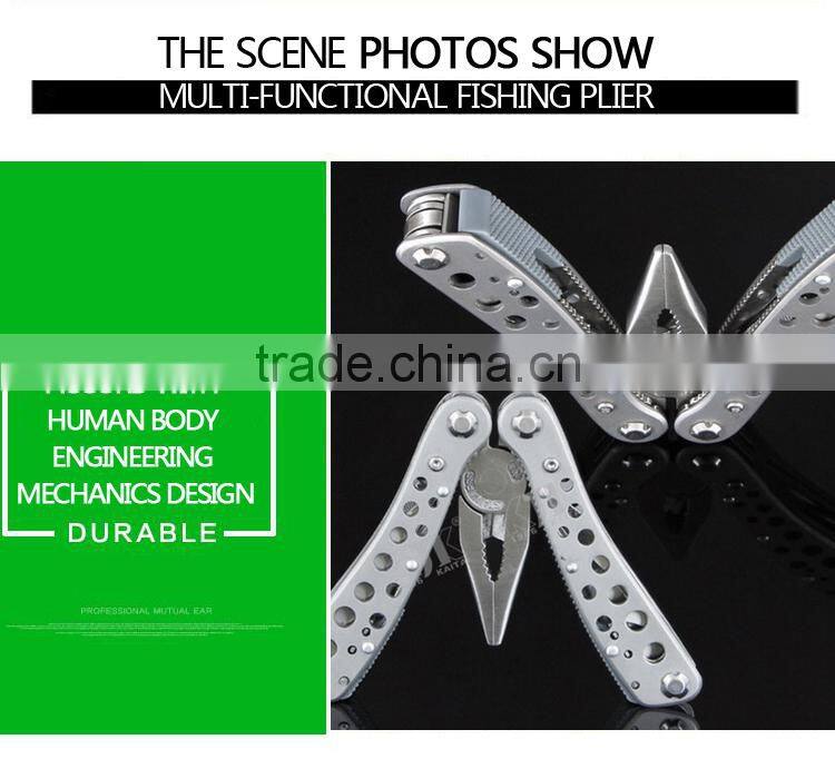 QJF-29 top quality multi-functional fishing tackle pliers