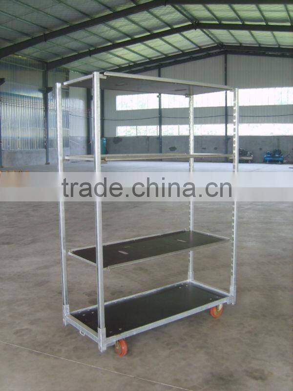 Flower Trolley.Danish Trolley.Display Trolley. Garden Tool Cart, Steel Rolling Trolley Tool cart.Greenhouse Cart