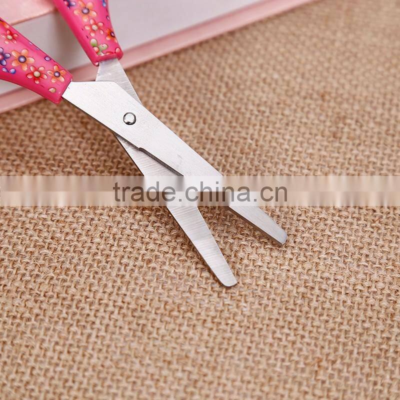 CIJ05-- Hot sale & Good quanlity Cheap Classical flower painting Student Scissors