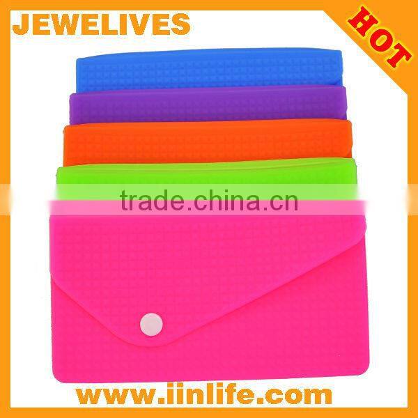 Promotional gift customized lady silicone purse bag