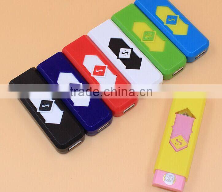 colorful refilled electronic usb lighter