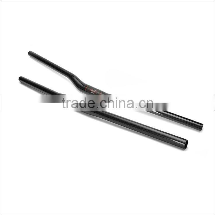 New design fashion high modulus super light full carbon fiber 700C mountain bicycle 3K handlebar