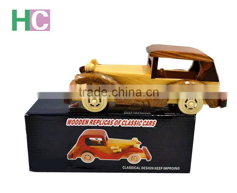 Hot Sale New Product Wooden Toys Model Sale Kart 3D Puzzle Car
