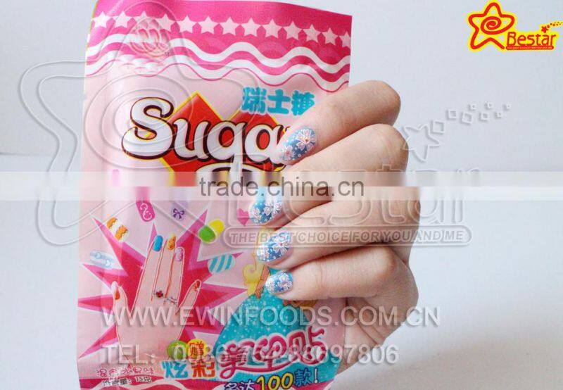 Mix Fruit Sugus Candy With Nail Sticker