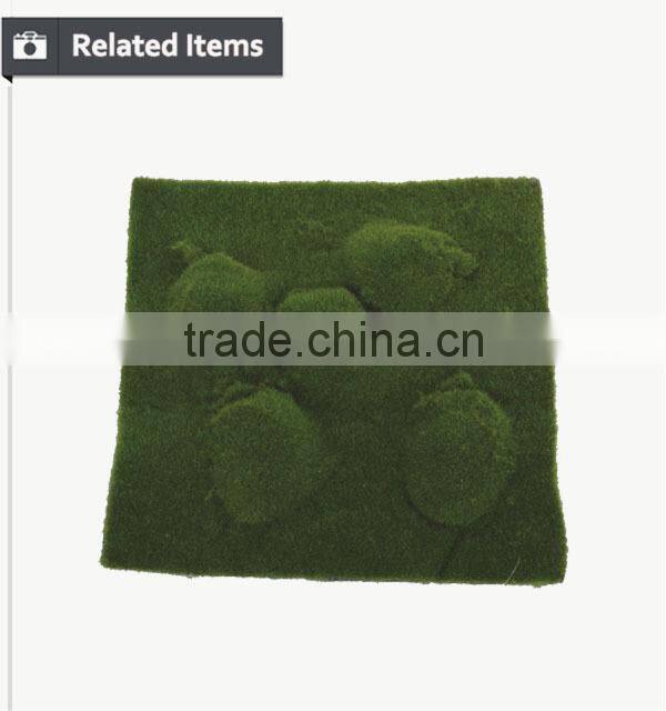 Hot new product for 2015 artificial decorative moss mat