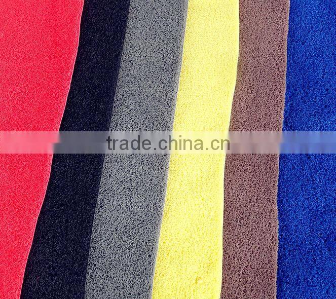 PVC plain mat round corner