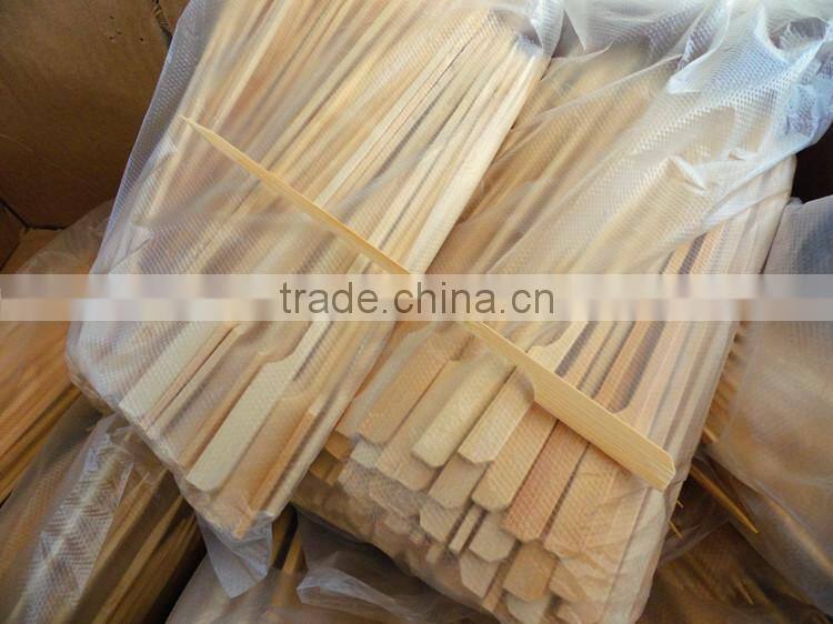 ZHUPING natural disposable flat bamboo skewers flat bamboo sticks