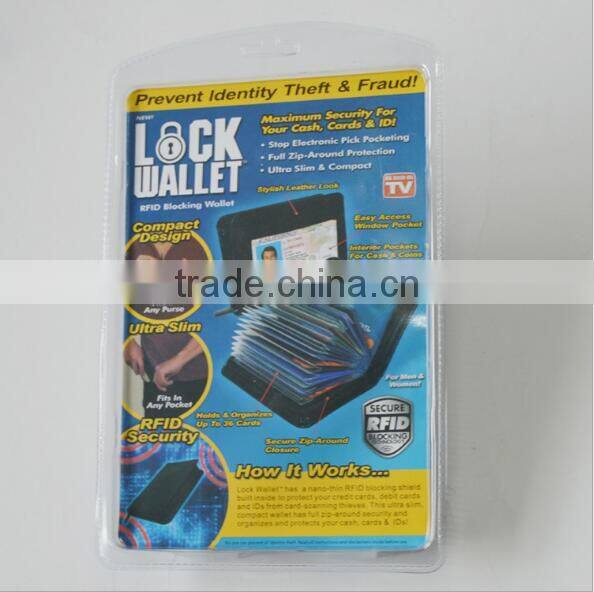 Outdoor Safety Lock Wallet - RFID Blocking Wallets As Seen on TV