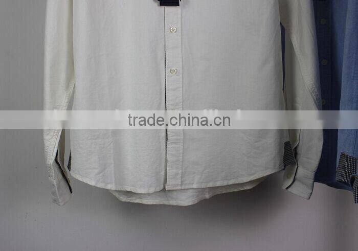 2015 top quality custom men shirt 100% men cotton shirts men's oxford shirt