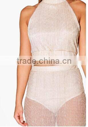 2017 New Sexy Two Set for Fashion Summer Skirt