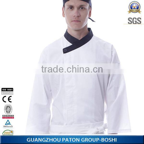 Custom cooker wear 100% polyester or TC chefs uniform