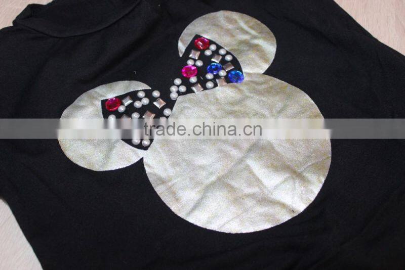 GZY 2016 Children Girl Cotton T-shirt and Chiffon Dress in Bulk