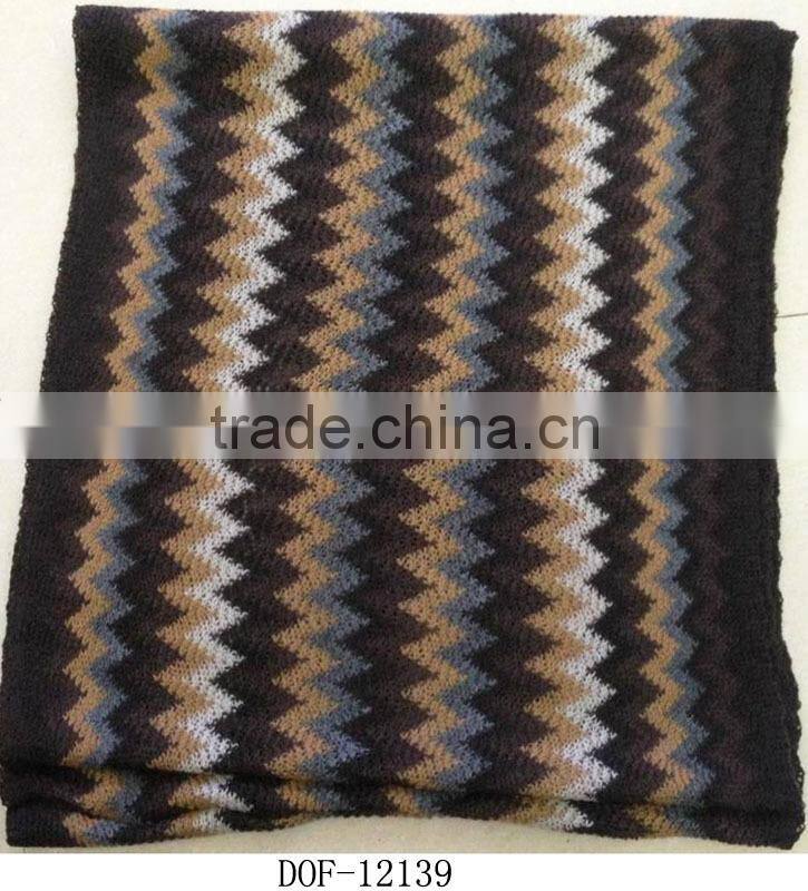 Fashion lady fantasy wave neck acrylic infinite hot scarf