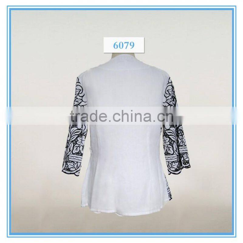 ladies jacket and pants embroidery formal pant suit