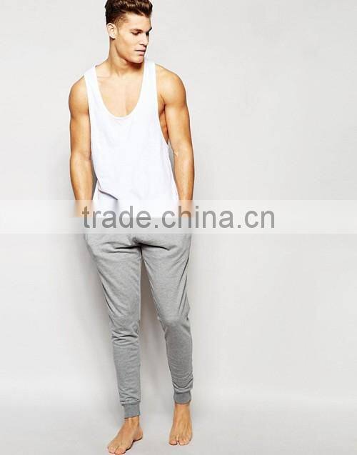 Custom men blank slim fit sports pants & trousers