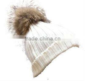 2016 new fashion winter warm soft double layer knitted ladies hats majored factory