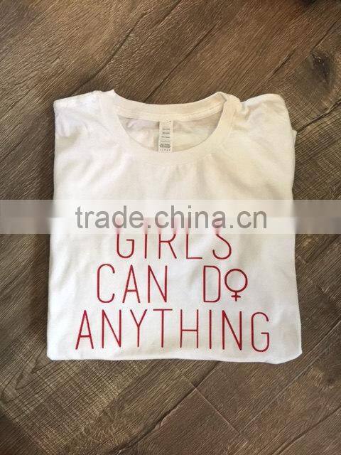 Wholesale Cheaper Custom Girls logo T-Shirt Made In China