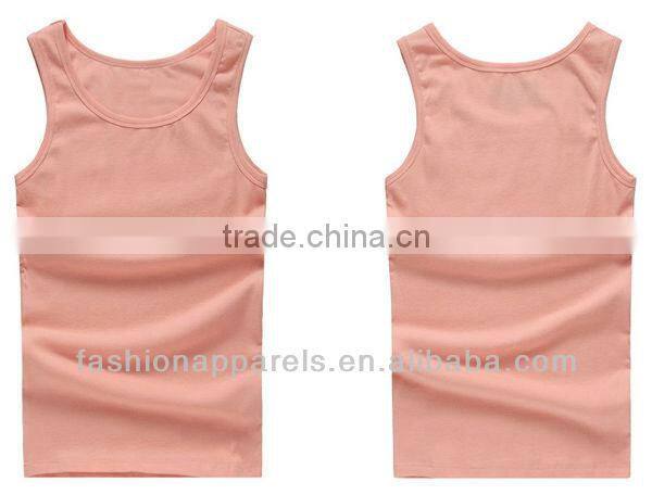 Custom men's blank compression tank tops