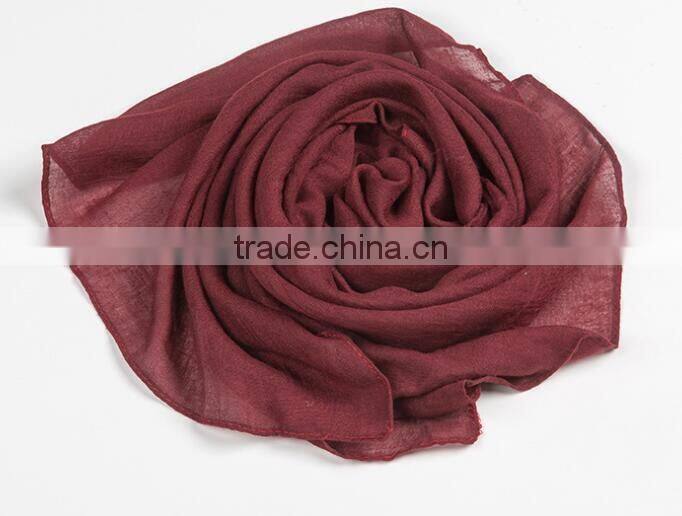 Newest Style baby girl Easy-taking Organic wide Cotton plain Baby scarf