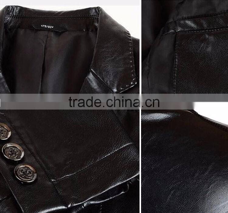 2017 Fashion latest designs wholesale leather jacket clothing pu leather coat