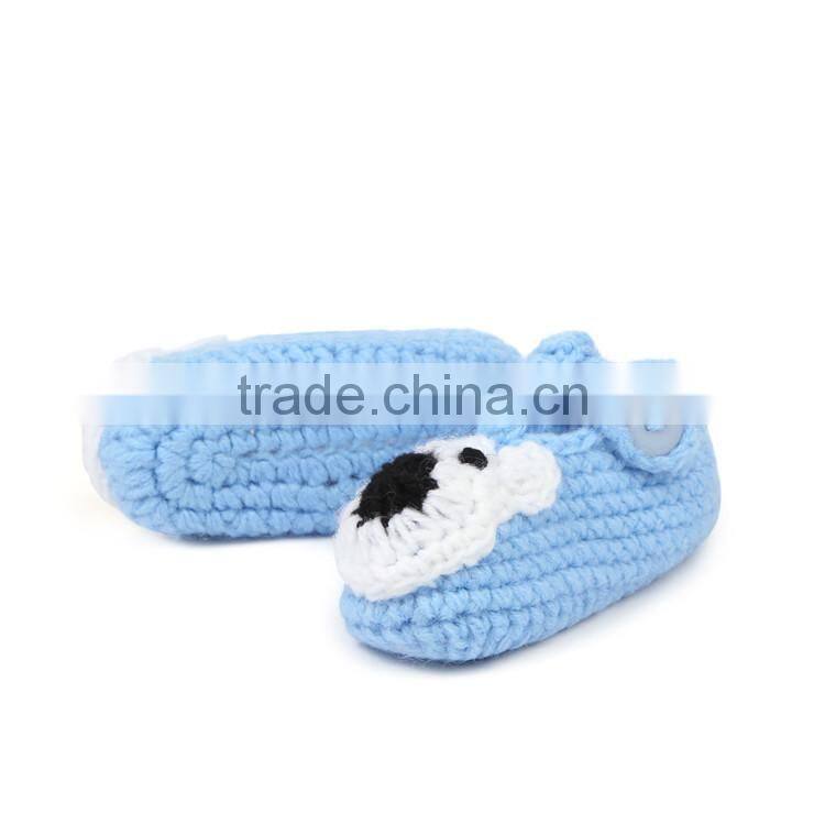 Cartoon Little Bear Style Free Crochet Pattern Baby Shoes